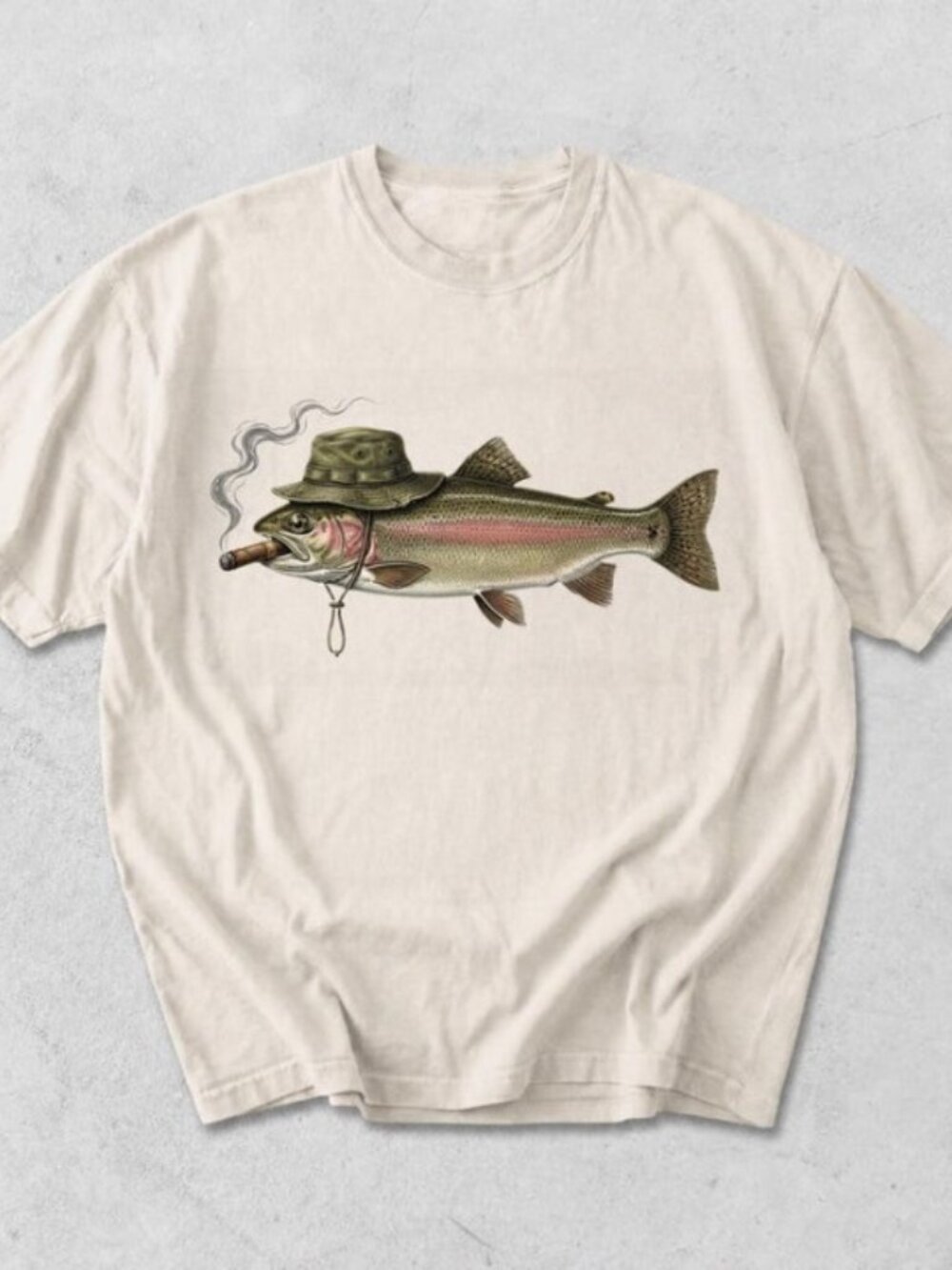 Fish Graphic Shirt, Fly Fishing Gift